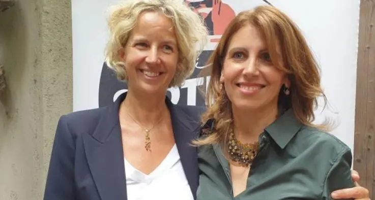 Widmann presenta le prime due candidate della lista: Rubatscher Crazzolara e Nogler Nicolussi