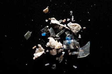 Le microplastiche a contatto con l'acqua generano molecole dannose