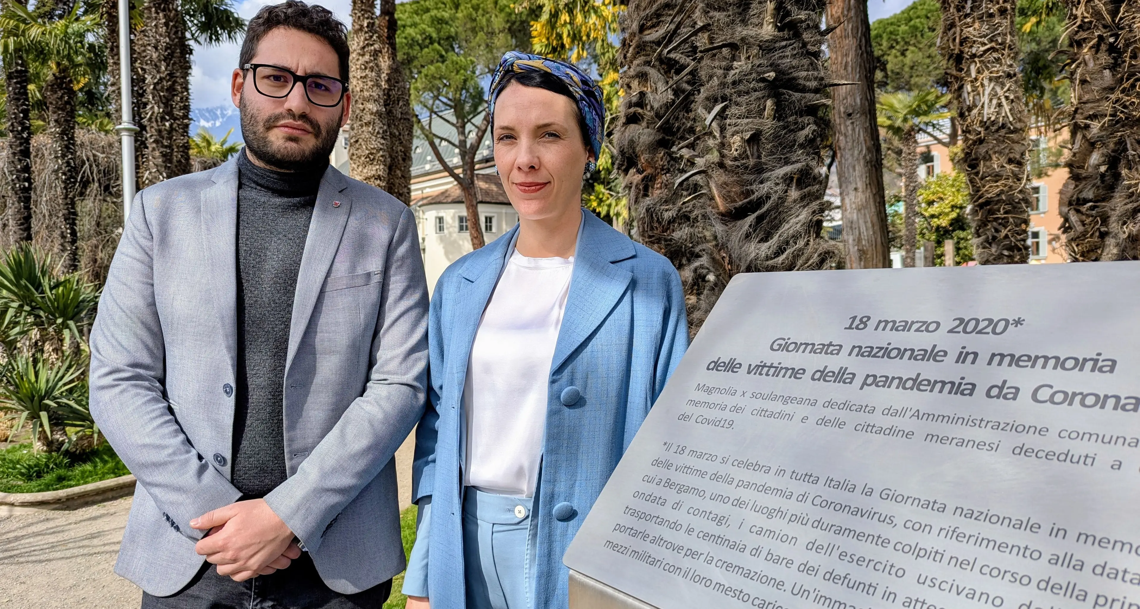 Merano ricorda le vittime del Covid nella Giornata del 18 marzo