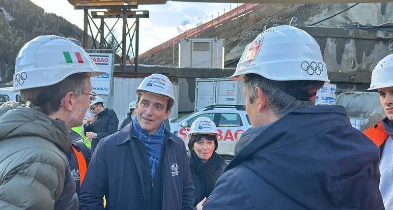 Milano-Cortina: sopralluogo alla circonvallazione di Perca