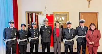 Polizia locale di Merano: entrano in servizio cinque nuovi agenti