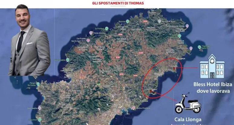Giallo di Ibiza, trovato lo scooter di Thomas Grumer