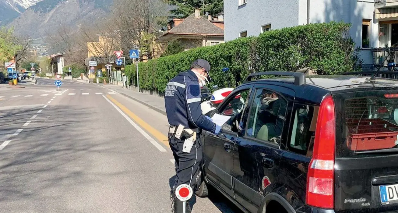 No mask multati a Merano