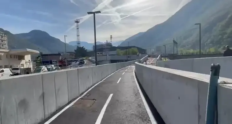 WaltherPark, inaugurato il ponte ciclopedonale verso Bolzano centro