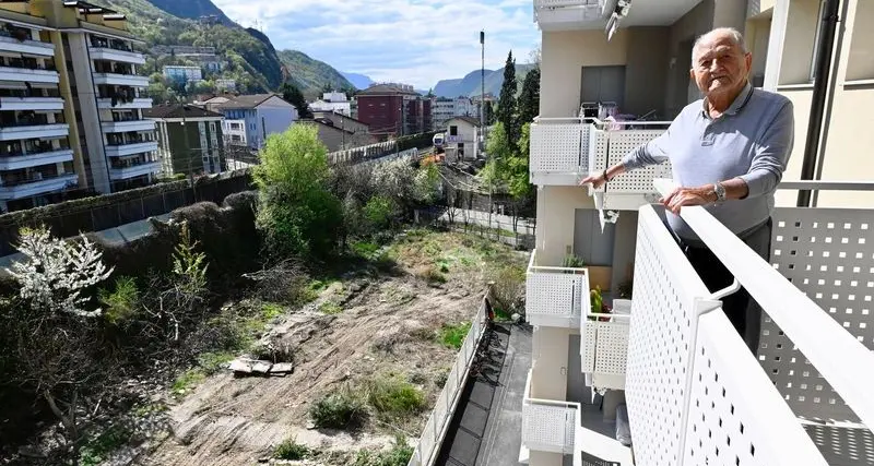 Gli orti di via Roma distrutti dalle ruspe per far posto al tunnel del Virgolo