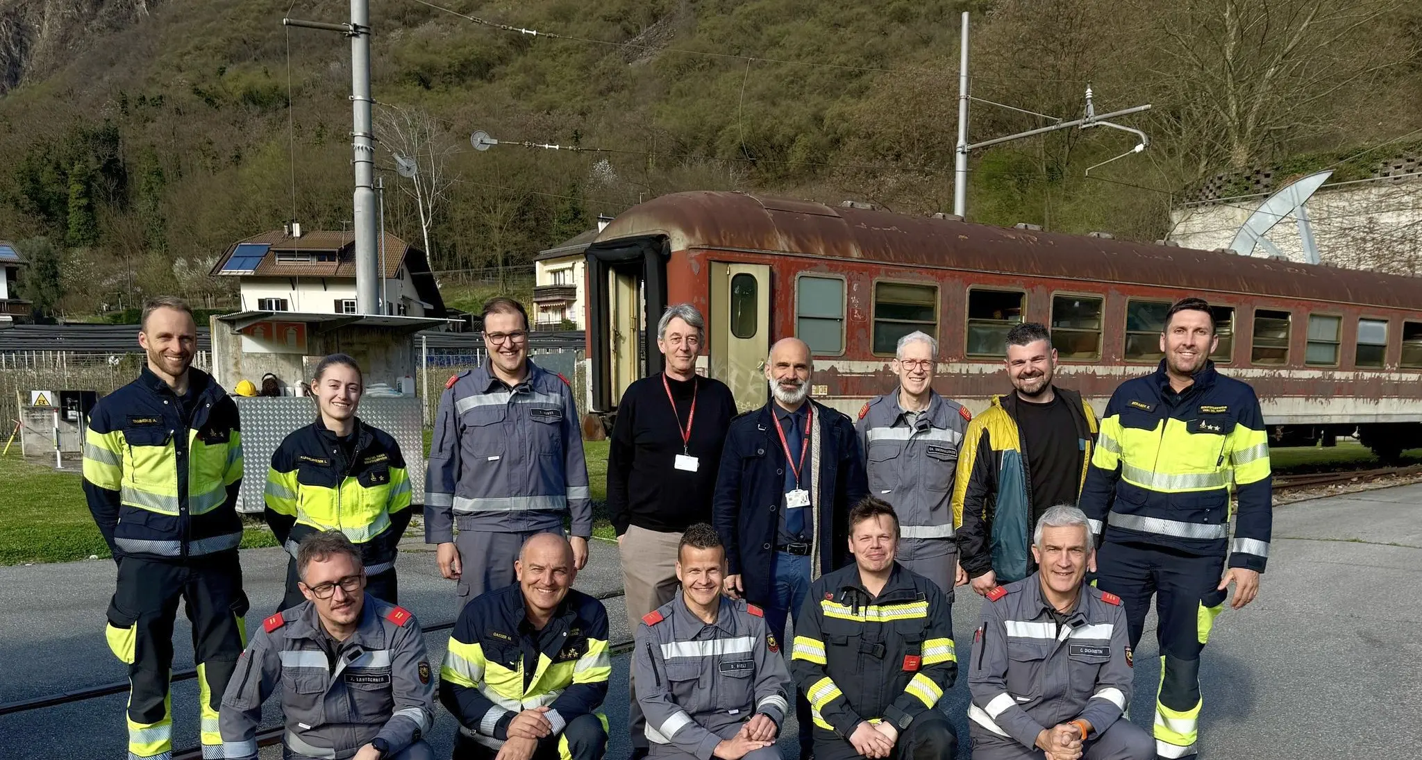 Interventi ferroviari, un corso a Bolzano per vigili del fuoco