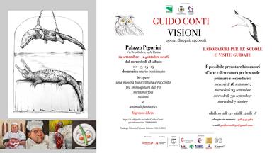 'Visioni, opere, disegni, racconti', a Parma la mostra di Guido Conti