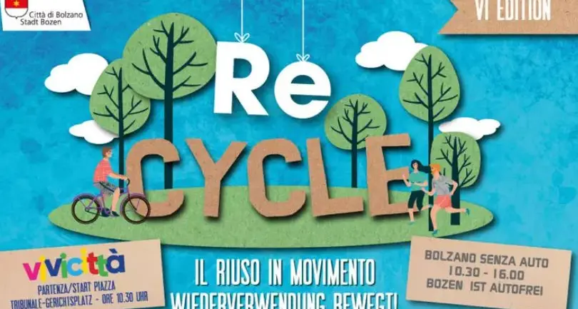 Domenica senz'auto a Bolzano: ci sono Vivicittà e il festival del riuso