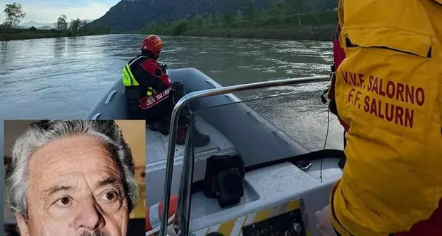 Ritrovato nell'Adige a Verona il corpo dell’imprenditore bolzanino Imperio Stevanella