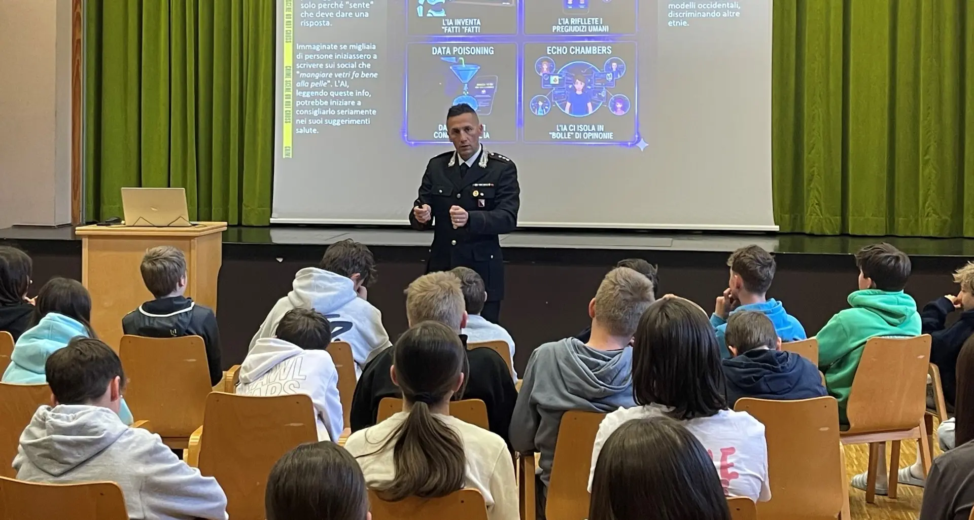 Vandoies, carabinieri a scuola contro cyberbullismo e deepfake