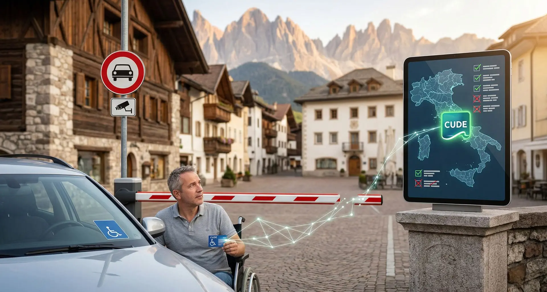 Mobilità disabili, la piattaforma Cude non attiva in 36 Comuni altoatesini