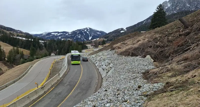 Lavori sulla statale 244 in Val Badia: la strada resterà chiusa per due giorni