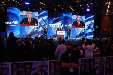 Israele: ad un quarto dei seggi scrutinati Likud in testa con il 23,36%