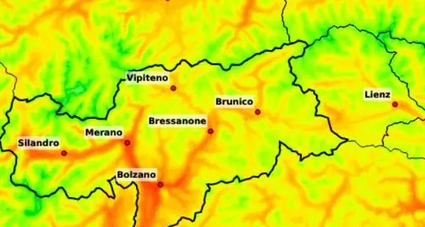 Caldo, bollino rosso a Bolzano: 16 anni fa l’ultima estate sotto i 35 gradi