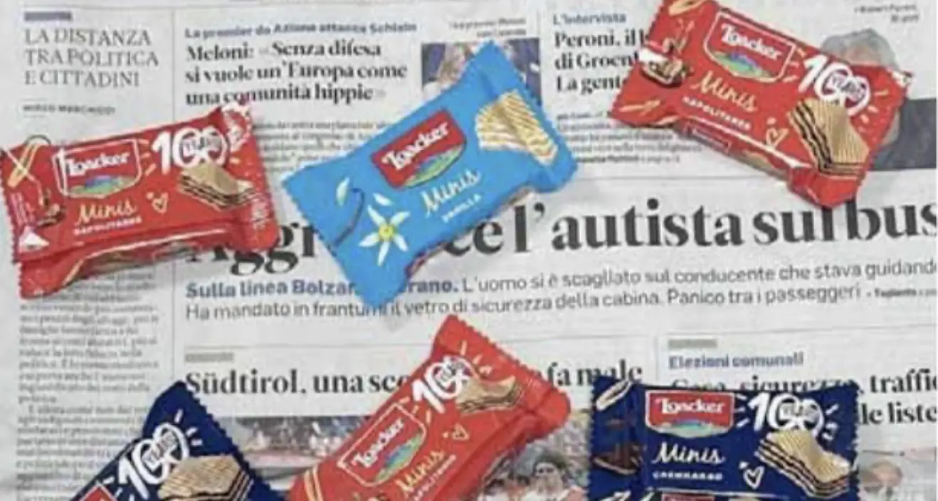 In omaggio con l'«Alto Adige» il wafer per i 100 anni Loacker
