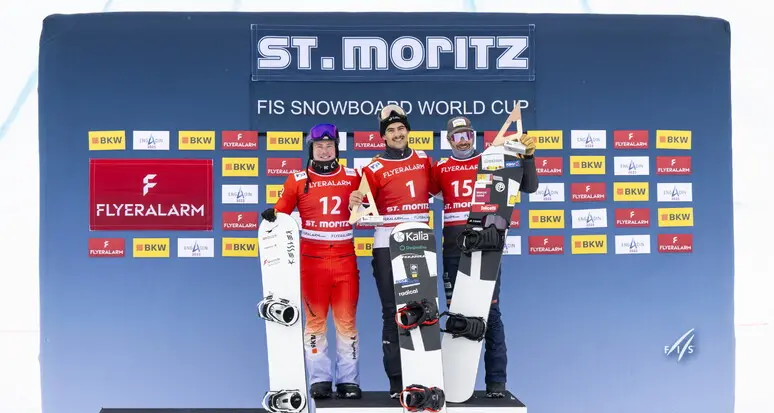 Snowboard: Visintin terzo a St.Moritz, Moioli quarta
