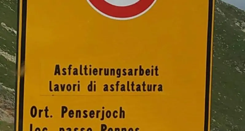 Lavori stradali: Passo Pennes chiuso dal 26 al 29 luglio causa cantiere