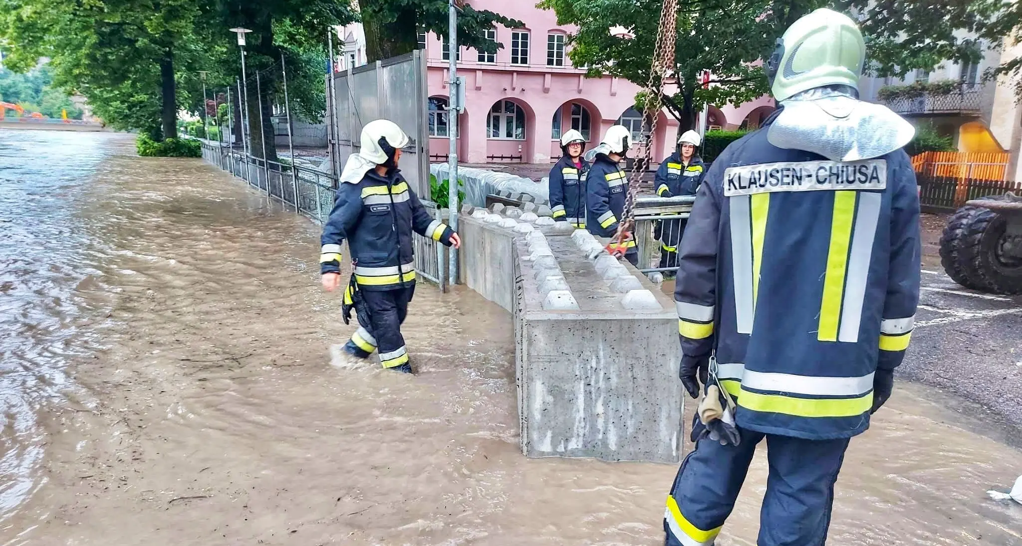 Maltempo in Alto Adige: 250 interventi dei vigili del fuoco in soli quattro giorni