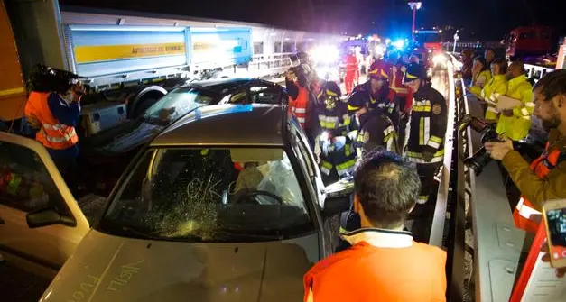 Scontro tra auto e camion: l’esercitazione per i soccorsi in A22