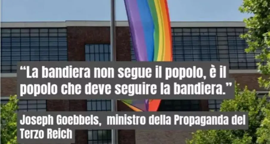 Il post omofobo del consigliere FdI che cita Goebbels, un caso il “like” di Galateo