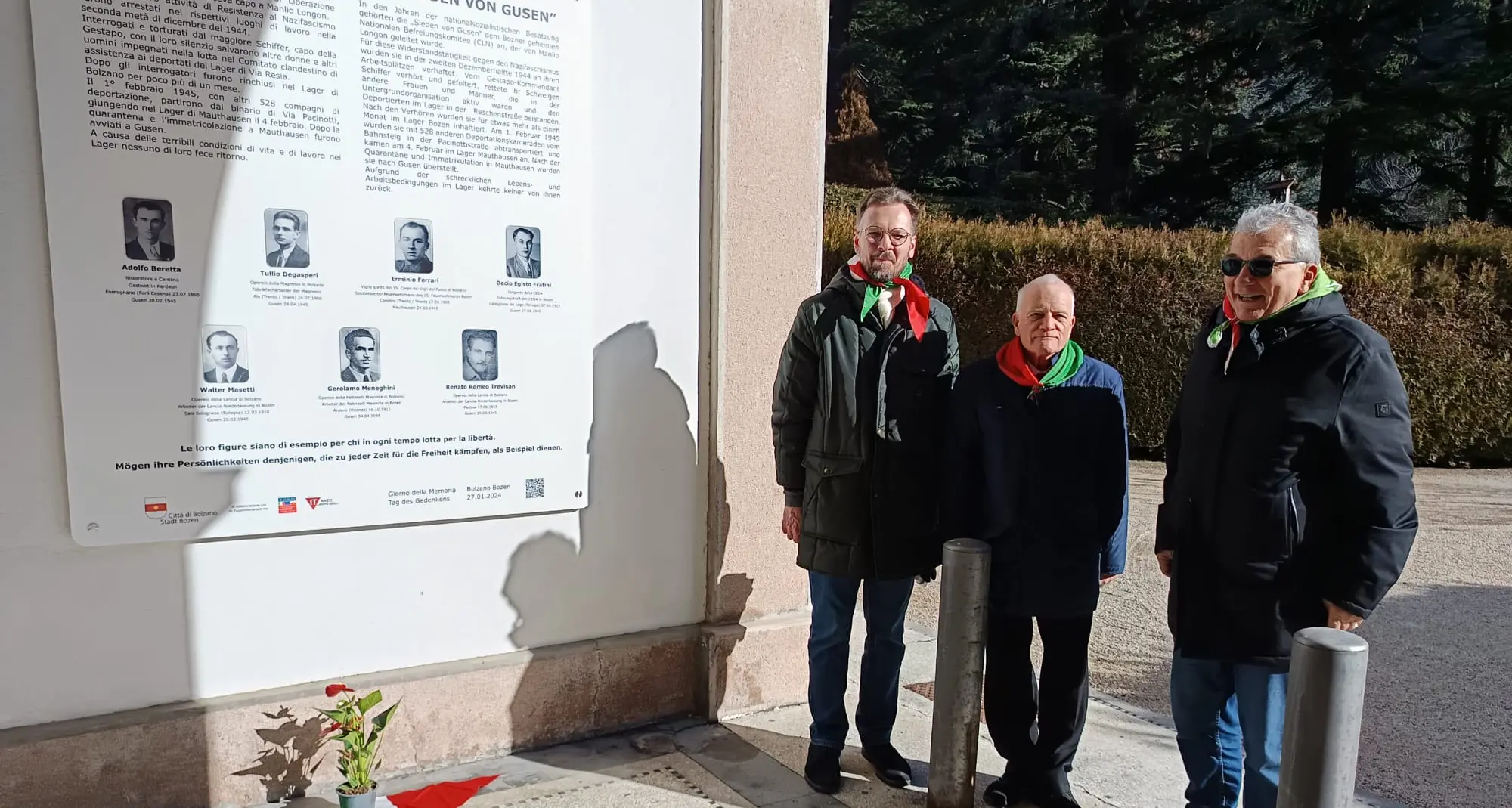 Memoria e resistenza: a Bolzano il ricordo dei “7 di Gusen”