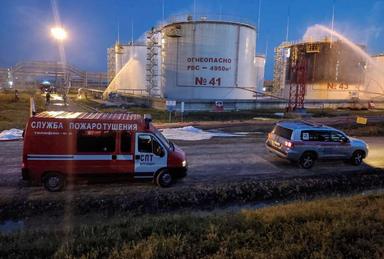Attacco alla raffineria russa di Krasnodar, due morti
