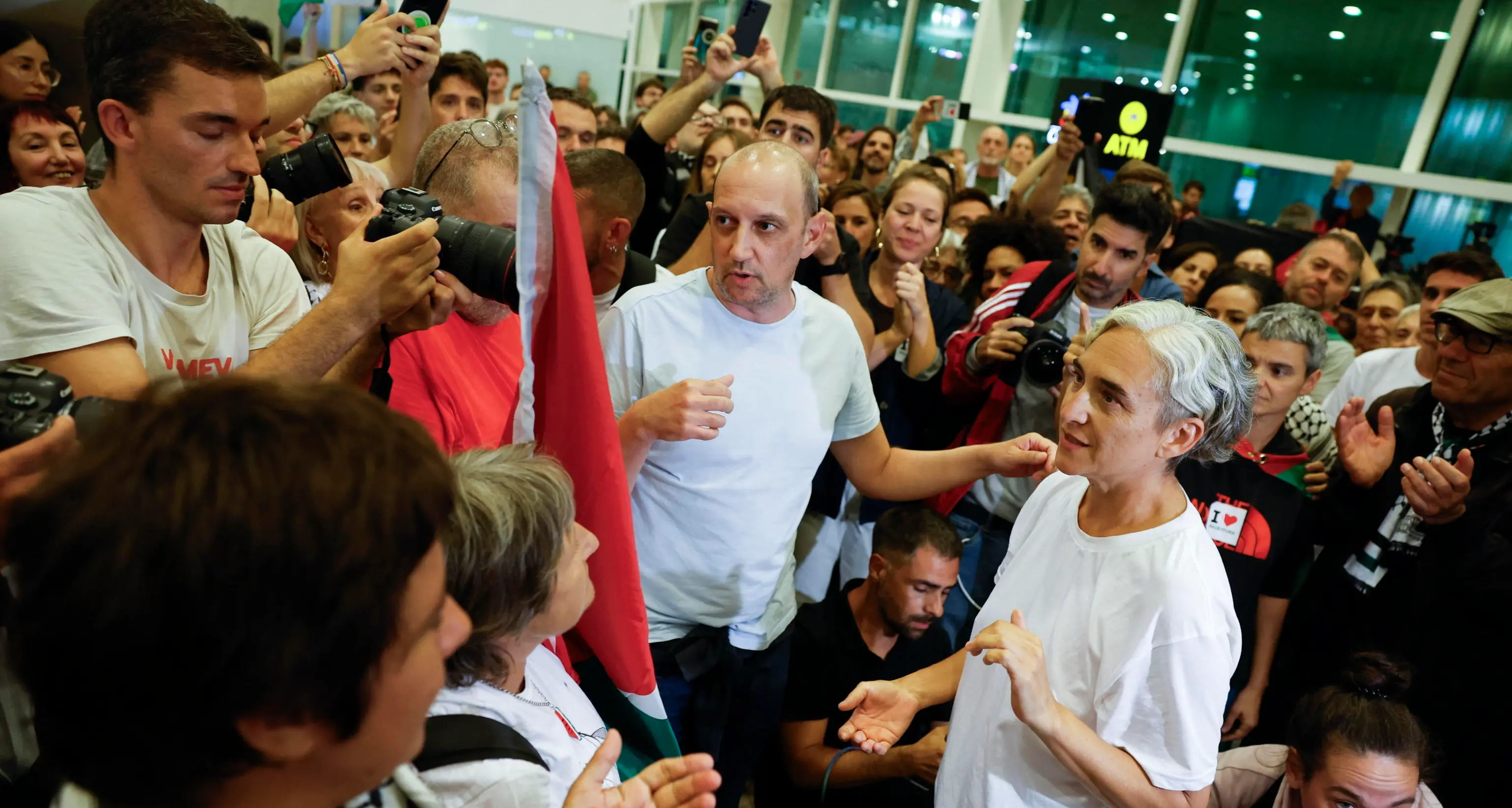 Flotilla: Membri del CUP e attivisti sono atterrati a Barcellona