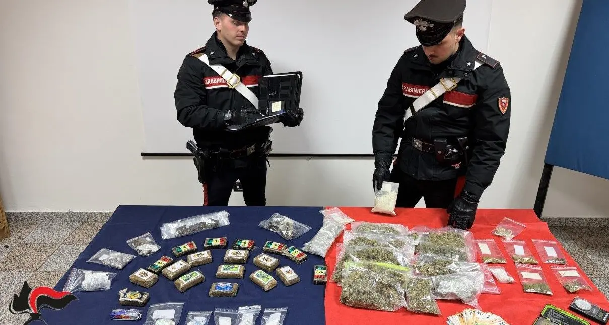 Blitz antidroga in un bazar dello spaccio a Gais: sequestrate 42mila dosi