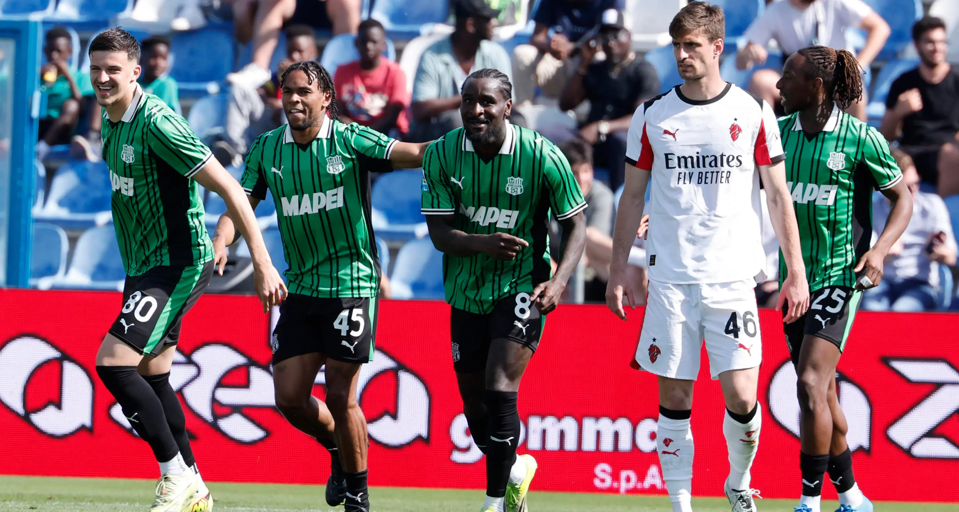 Serie A: Sassuolo-Milan 2-0