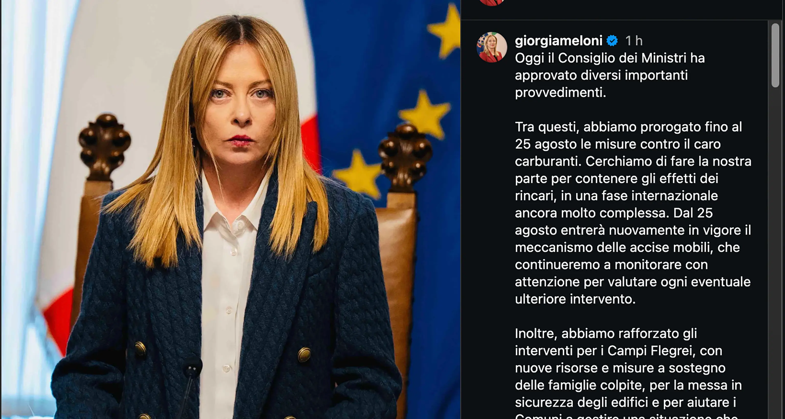 Ponte Morandi: Meloni, 'l'Italia non dimentica, sicurezza sia sempre una priorità'