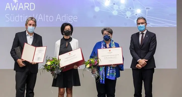 Ricerca scientifica: Ulrike Tappeiner e Claudia Notarnicola premiate a Noi Techparck