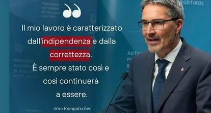 Kompatscher al contrattacco: «Il mio lavoro? Sempre stato indipendente e corretto»