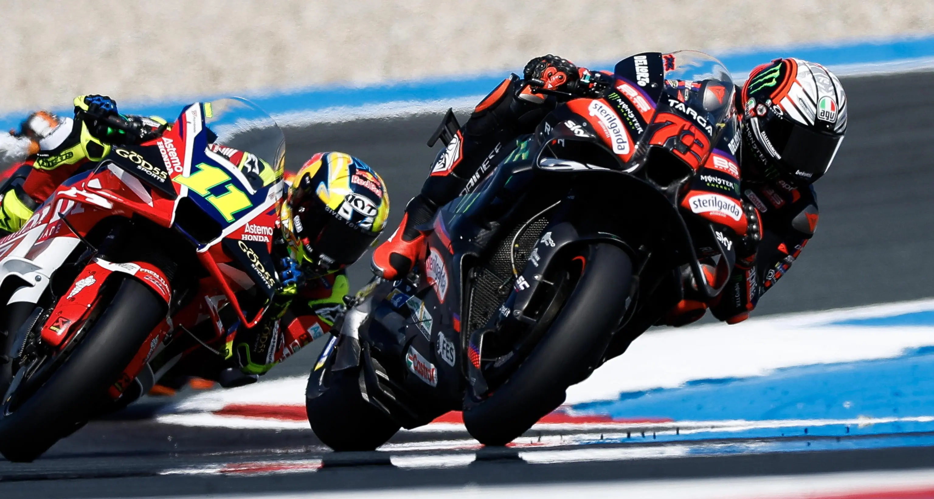 MotoGp: Olanda; prima fila tutta Aprilia con Martin in pole e Bezzecchi terzo