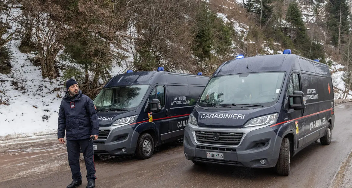 Residuato bellico rinvenuto a Moena: il disinnesco s’è concluso in sicurezza
