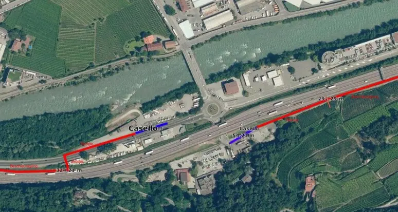 Un casello dell’autostrada a Bolzano centro «per alleggerire l’arginale»