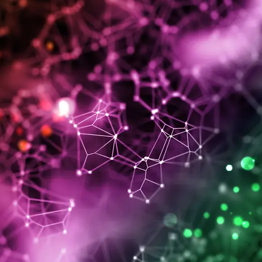 Come per i video, un'etichetta identifica le proteine progettate dall'IA