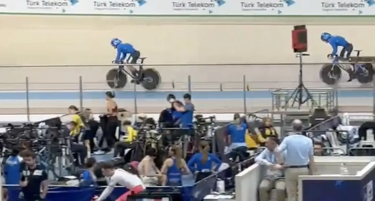 Ciclismo: Matteo Bianchi, Mattia Predomo e Stefano Minuta, la nostra nazionale di velocità a squadre! Nuovo record italiano