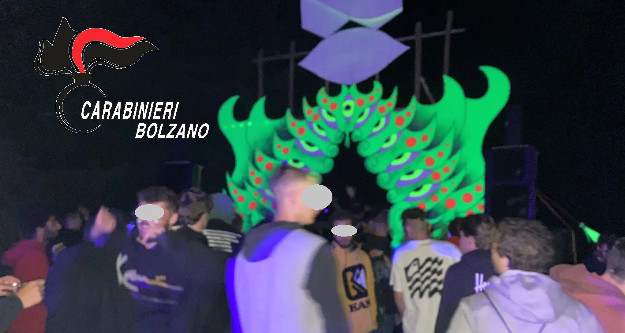 Rave party abusivo ai piedi del Catinaccio: denunce e sanzioni