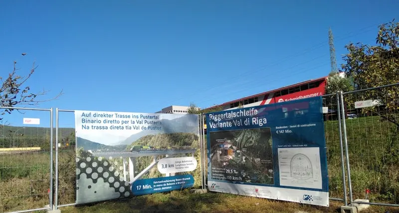 Primo passo per la costruzione della variante della Val di Riga