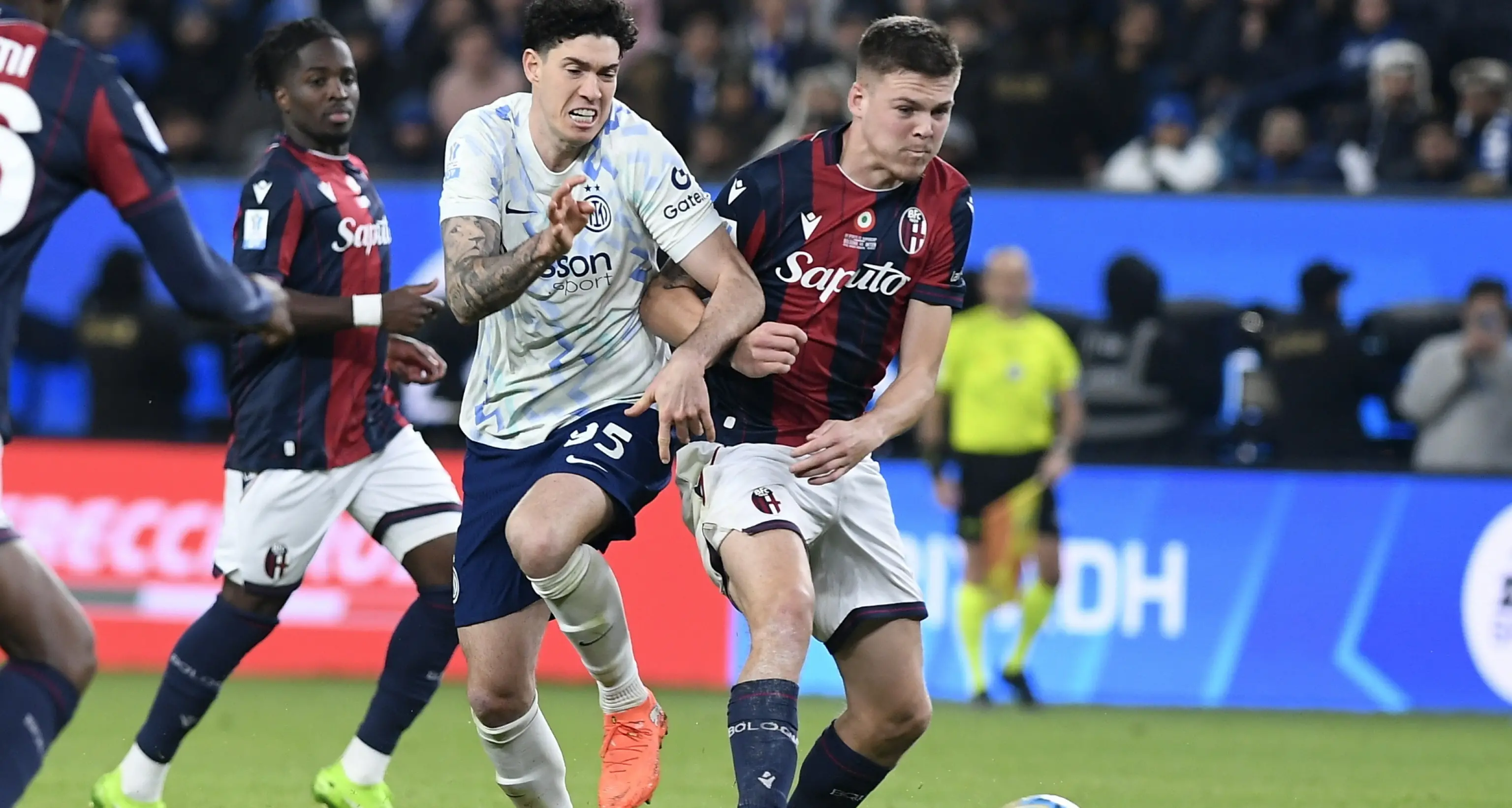 Supercoppa: Inter battuta 4-3 ai rigori, Bologna in finale col Napoli