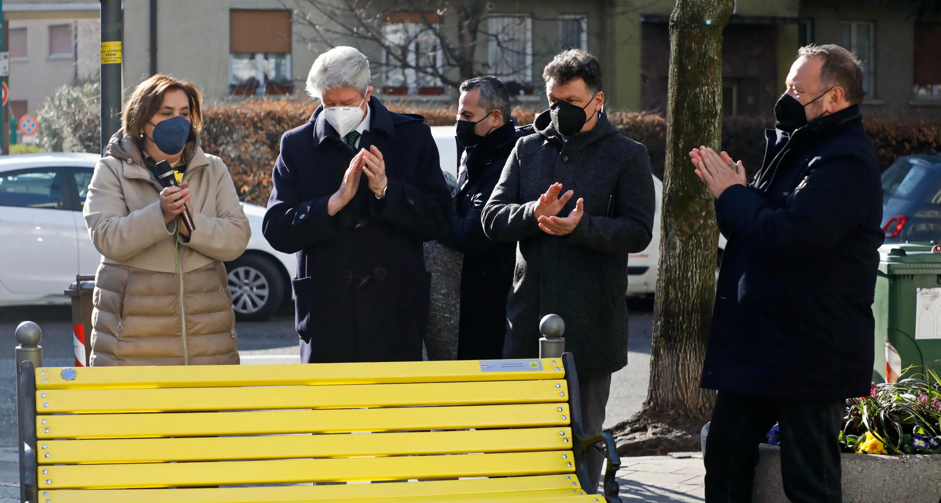 A Bolzano una panchina gialla per ricordare Giulio Regeni