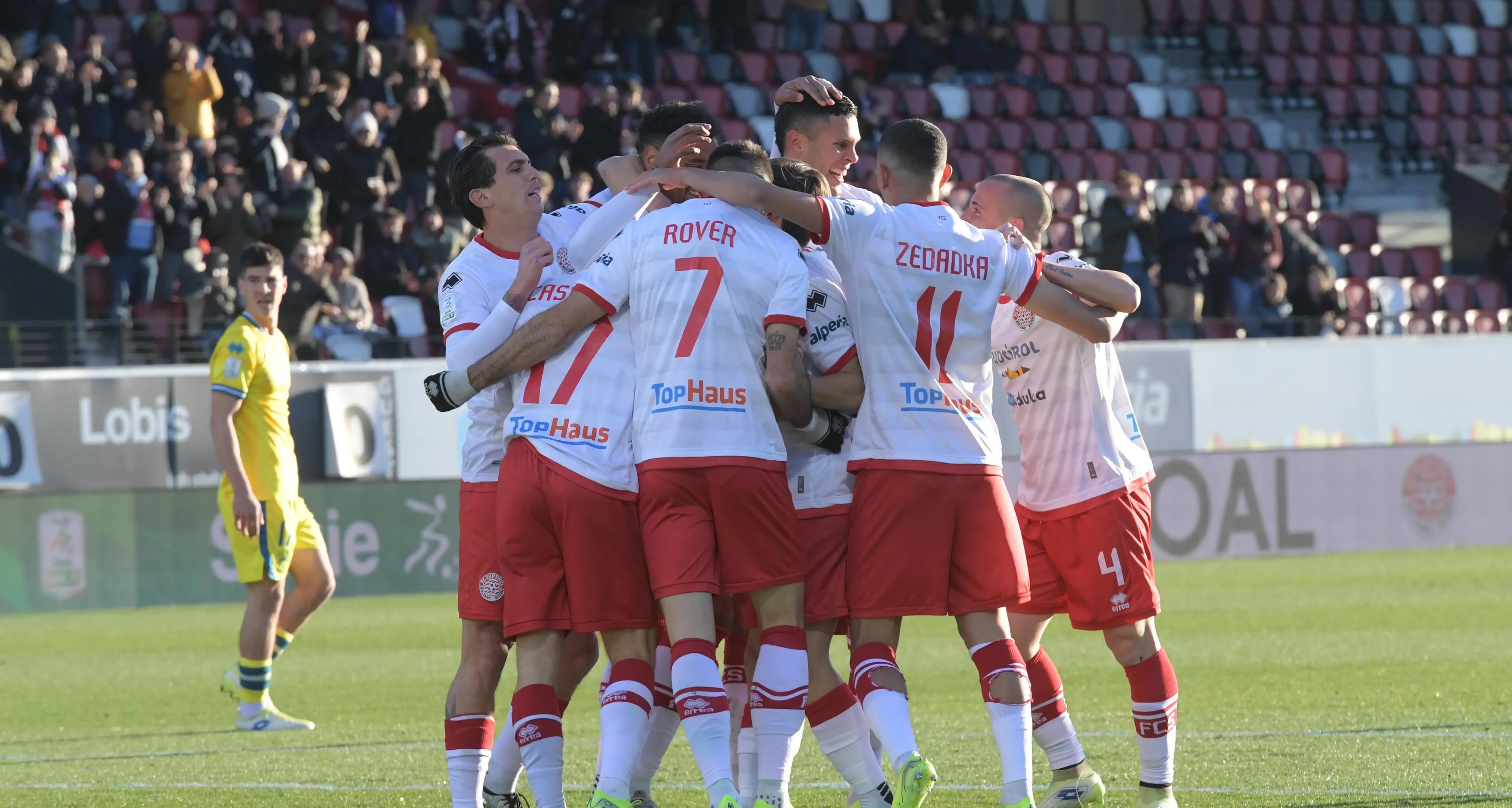 Südtirol-Cittadella 1-0: il match si sblocca subito con un autogol di Casolari