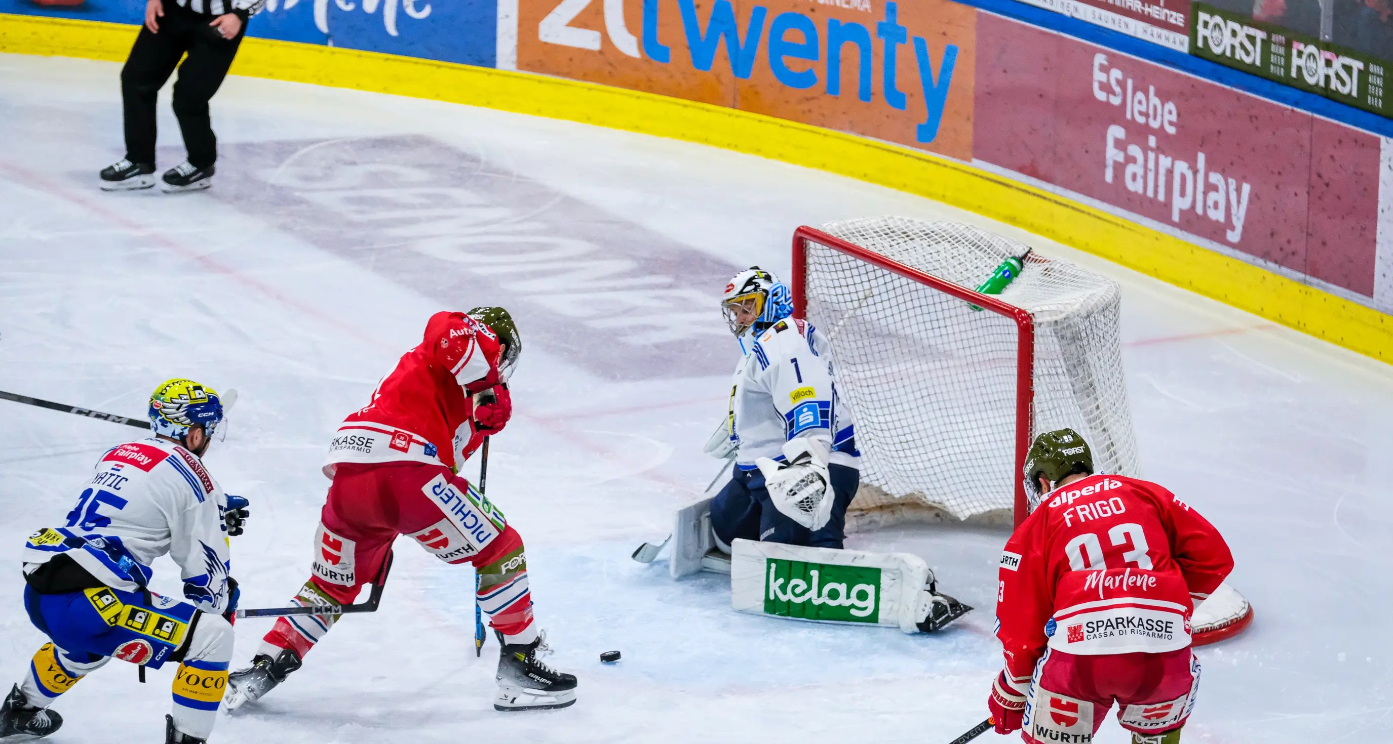 Vittoria per Bolzano e Valpusteria in gara 3 dei quarti di finale dei playoff