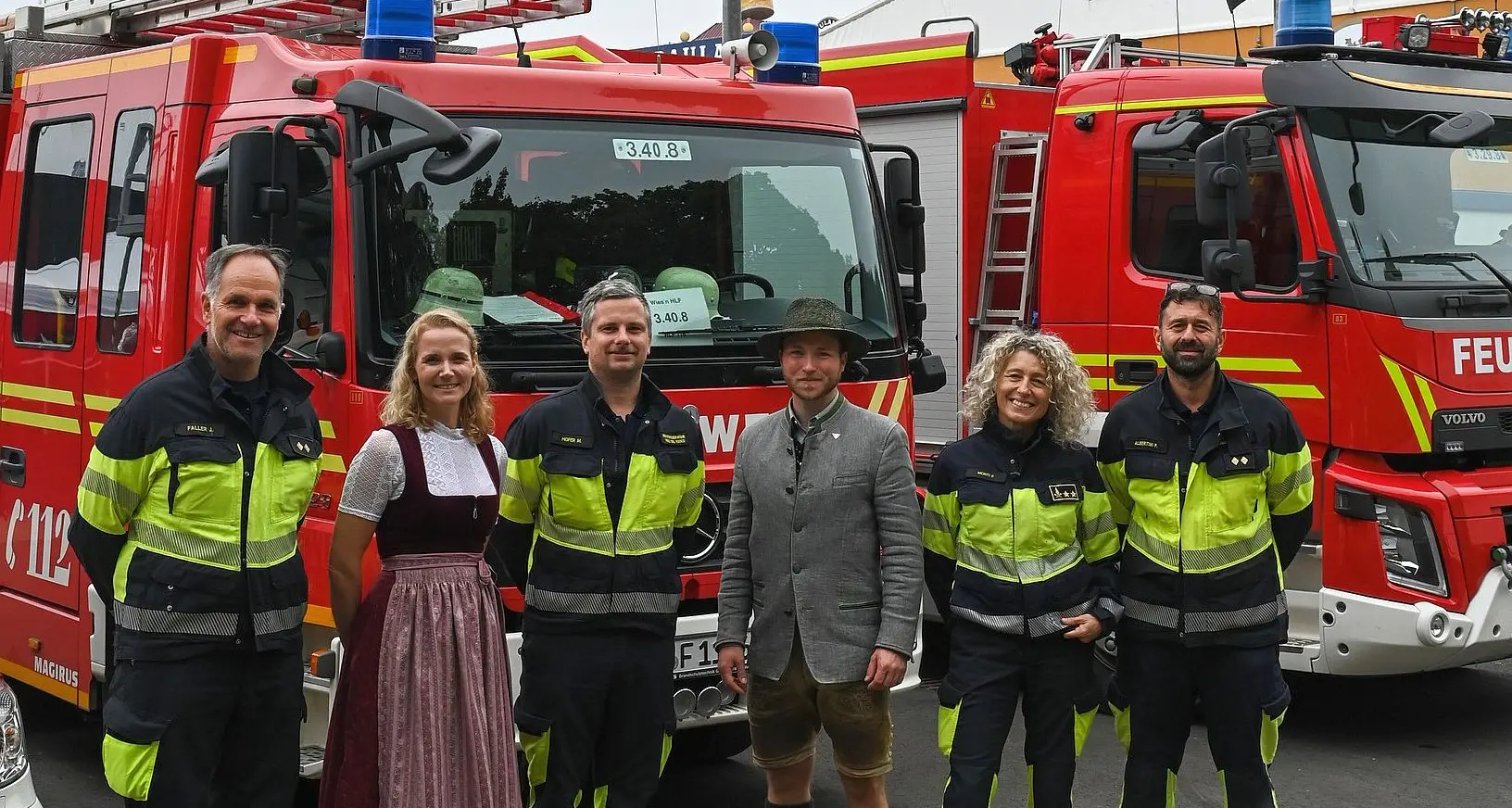 Vigili del fuoco di Bolzano in supporto all’Oktoberfest da 20 anni