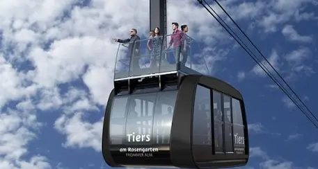In Val d'Ega la prima cabinovia cabrio dell'Alto Adige: si potrà salire sul tetto per ammirare il panorama