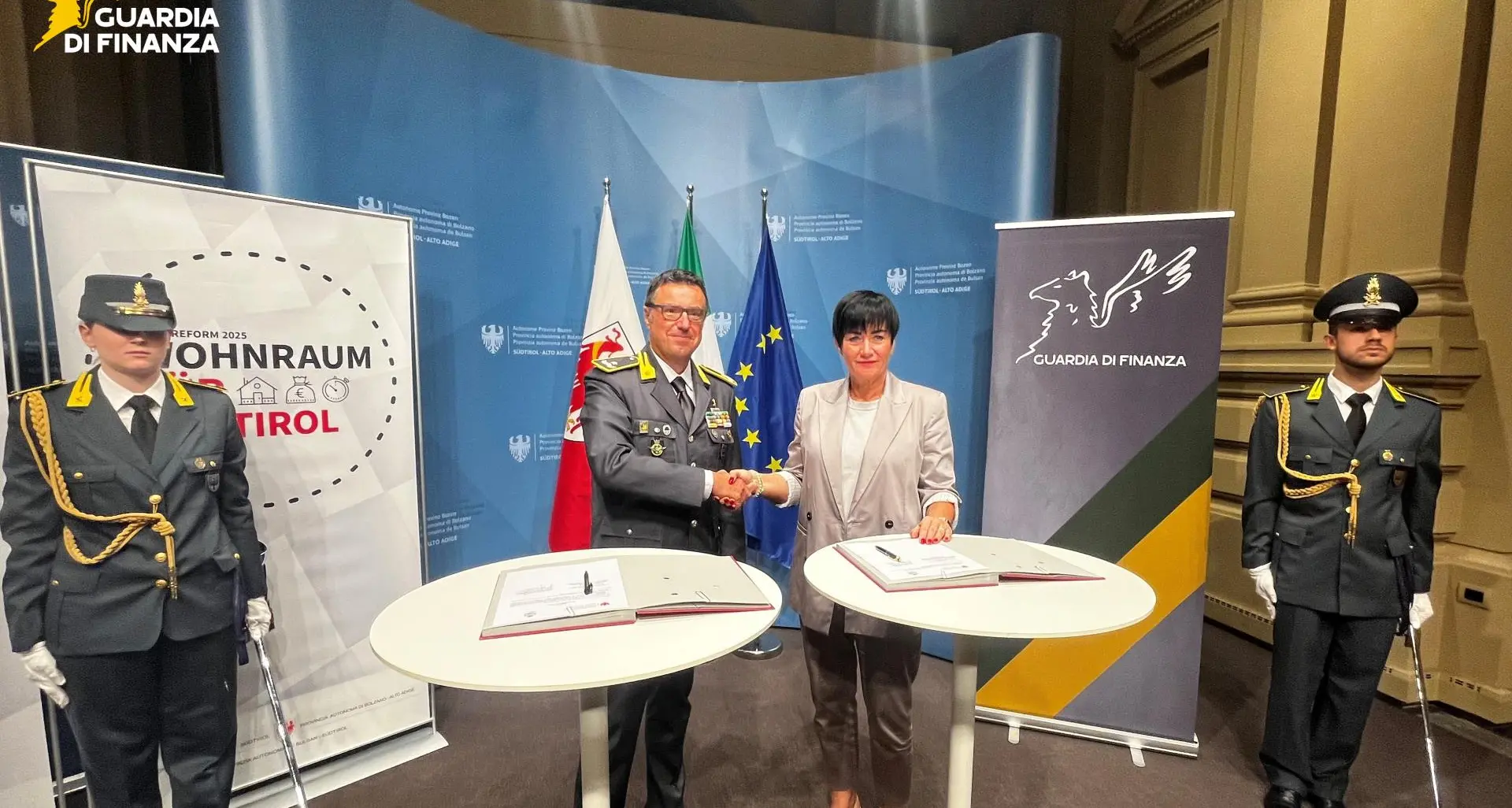 Più controlli sull’edilizia agevolata: accordo tra Guardia di Finanza e Provincia di Bolzano