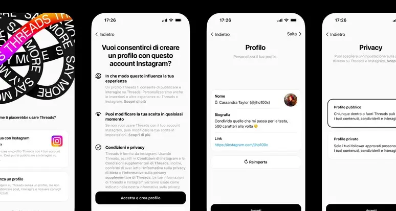 Da Fiorello a Ferragni, arriva Threads, la app anti X-Twitter, e conquista i vip