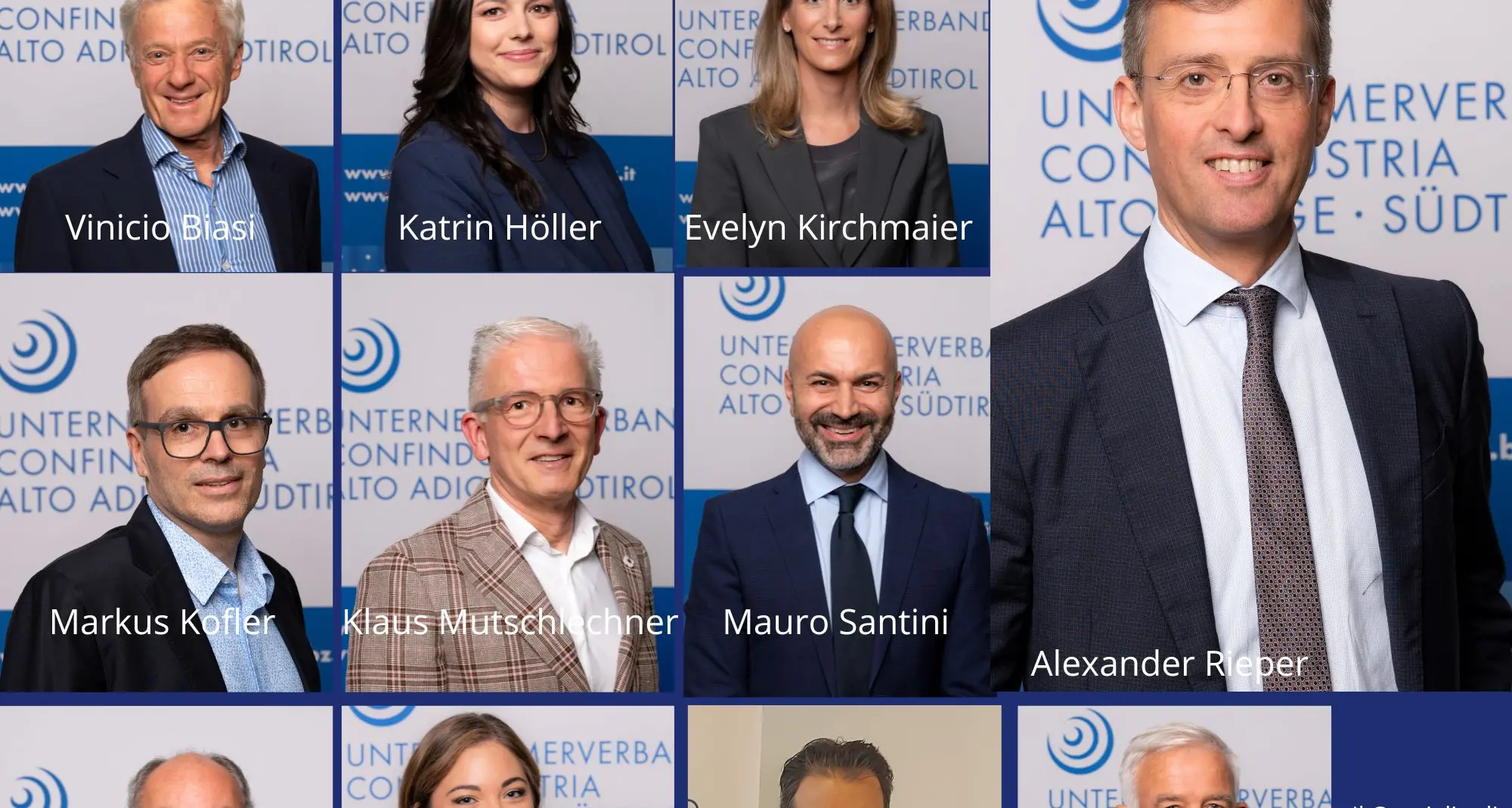 Confindustria Alto Adige, ecco le deleghe del nuovo consiglio di presidenza