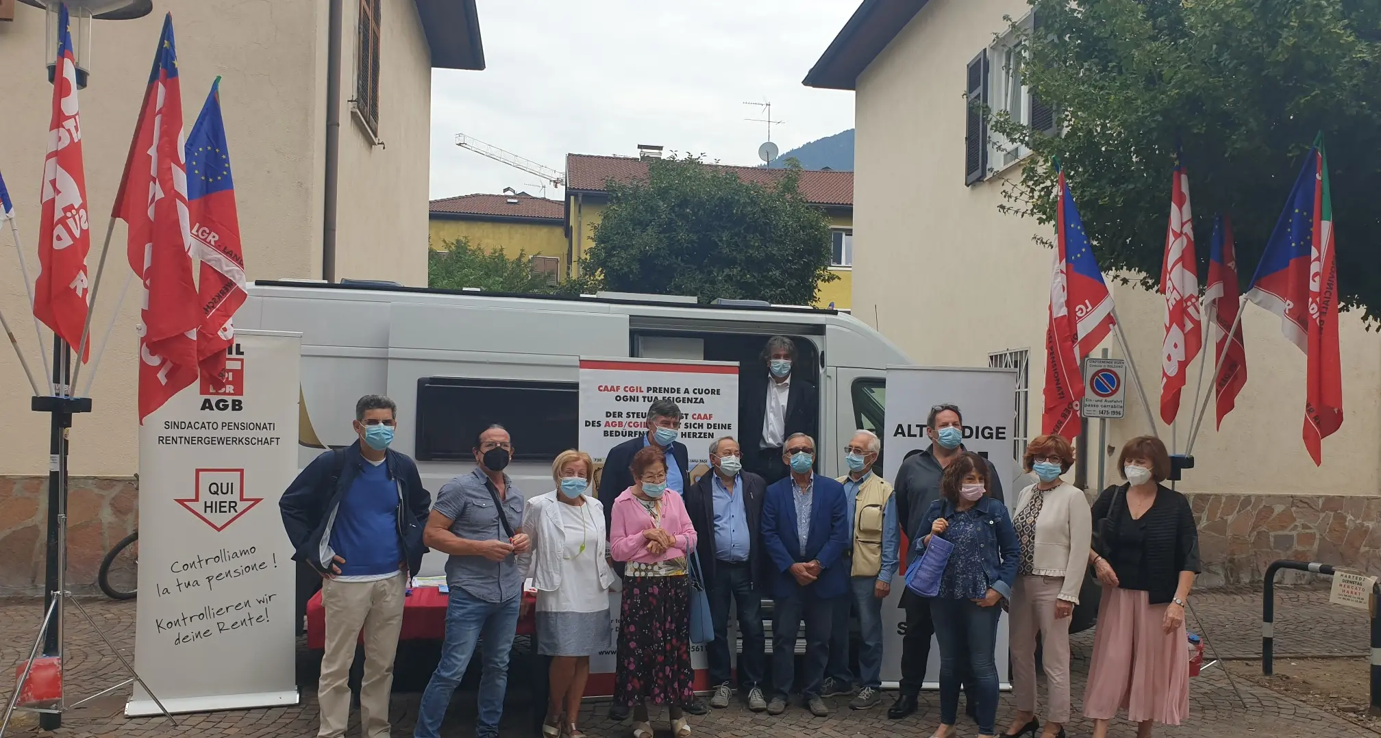 Alto Adige, il sindacato dei pensionati va “a domicilio” con il camper