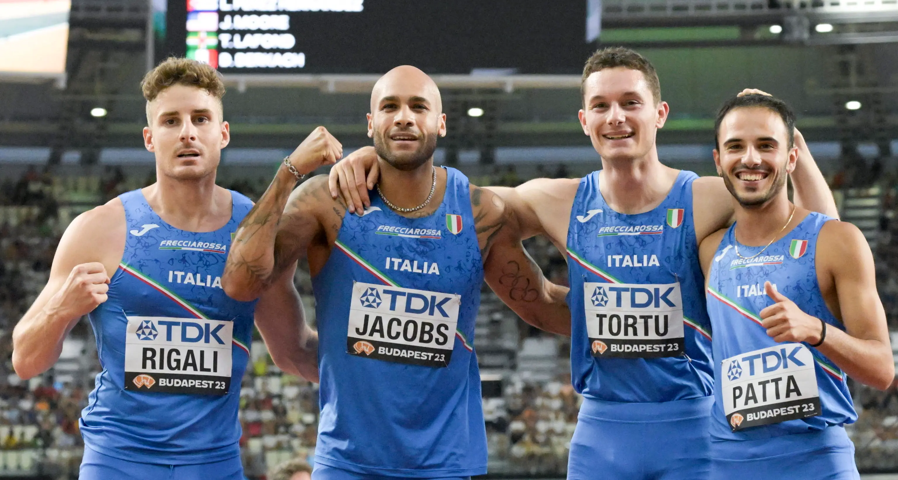 Atletica: la 4x100 uomini si qualifica per le Olimpiadi